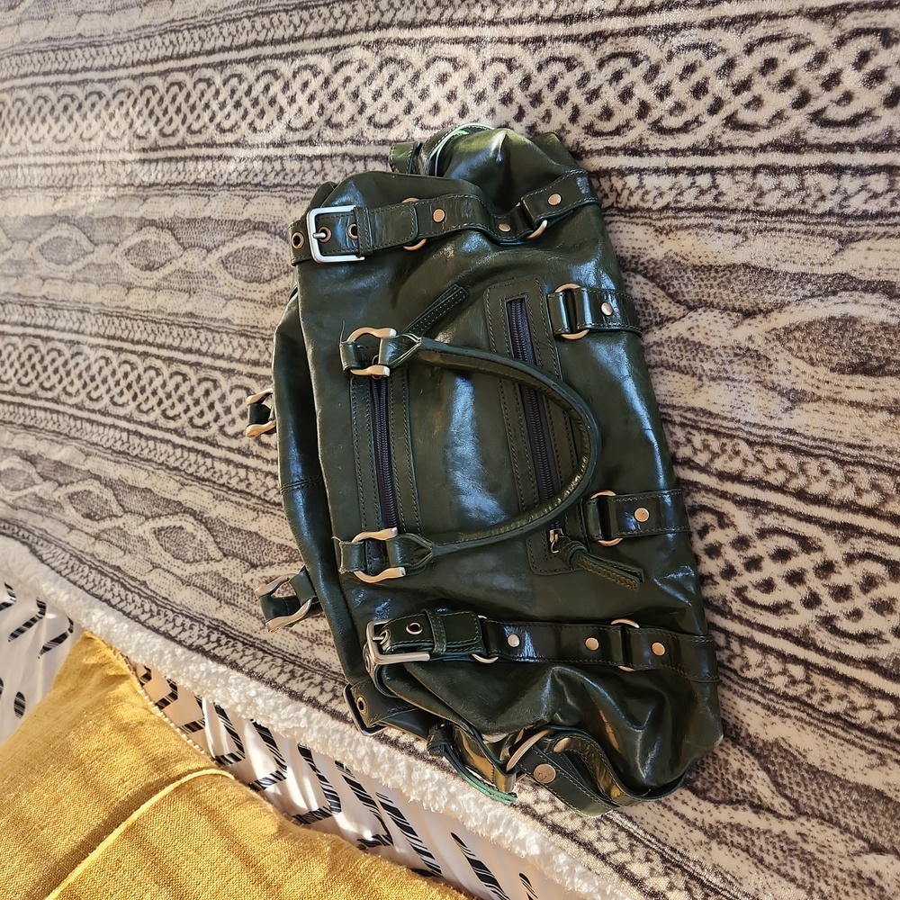 Dark green handbag. Ninewest. Great condition